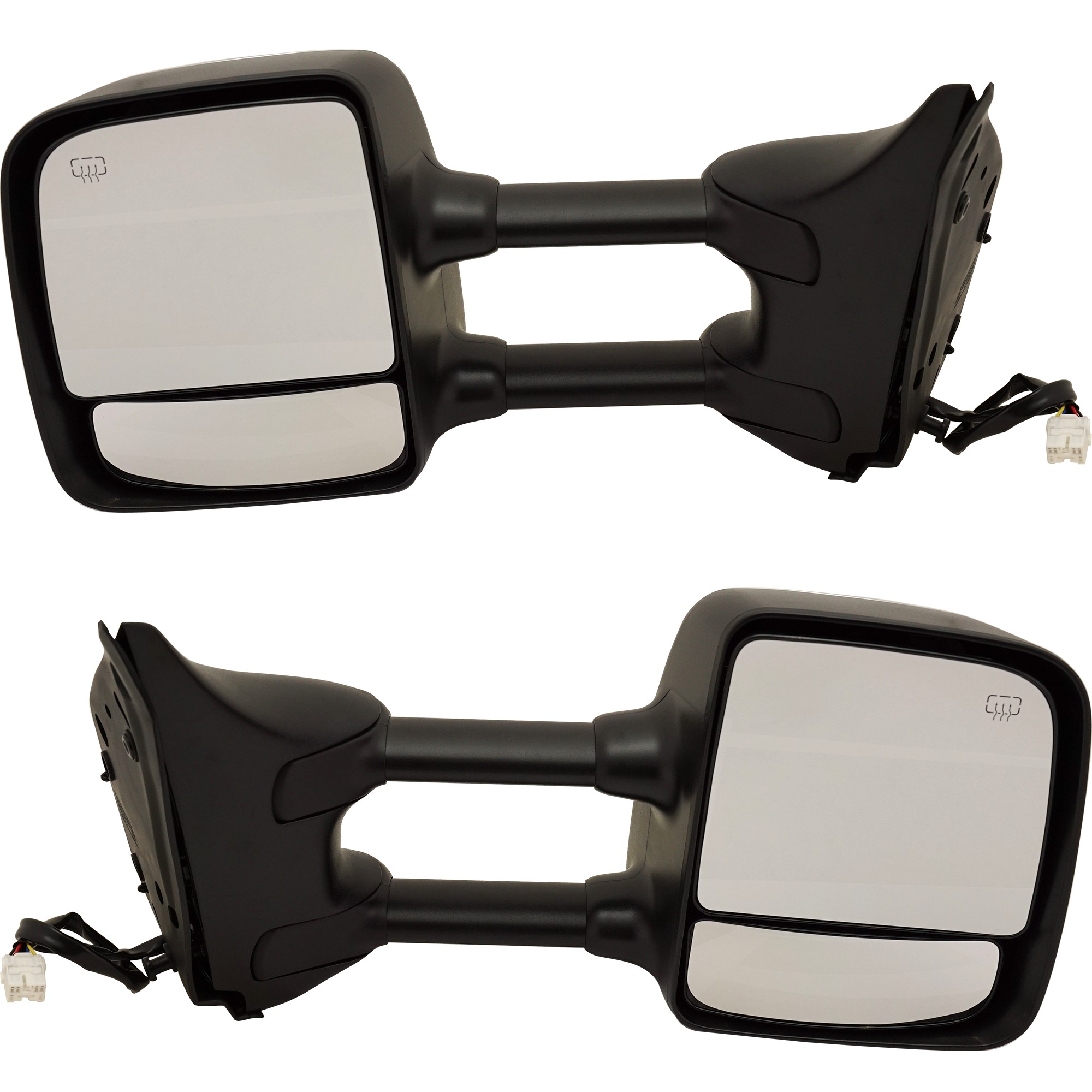 Kool Vue® Driver and Passenger Side Towing Mirror, Power Adjust