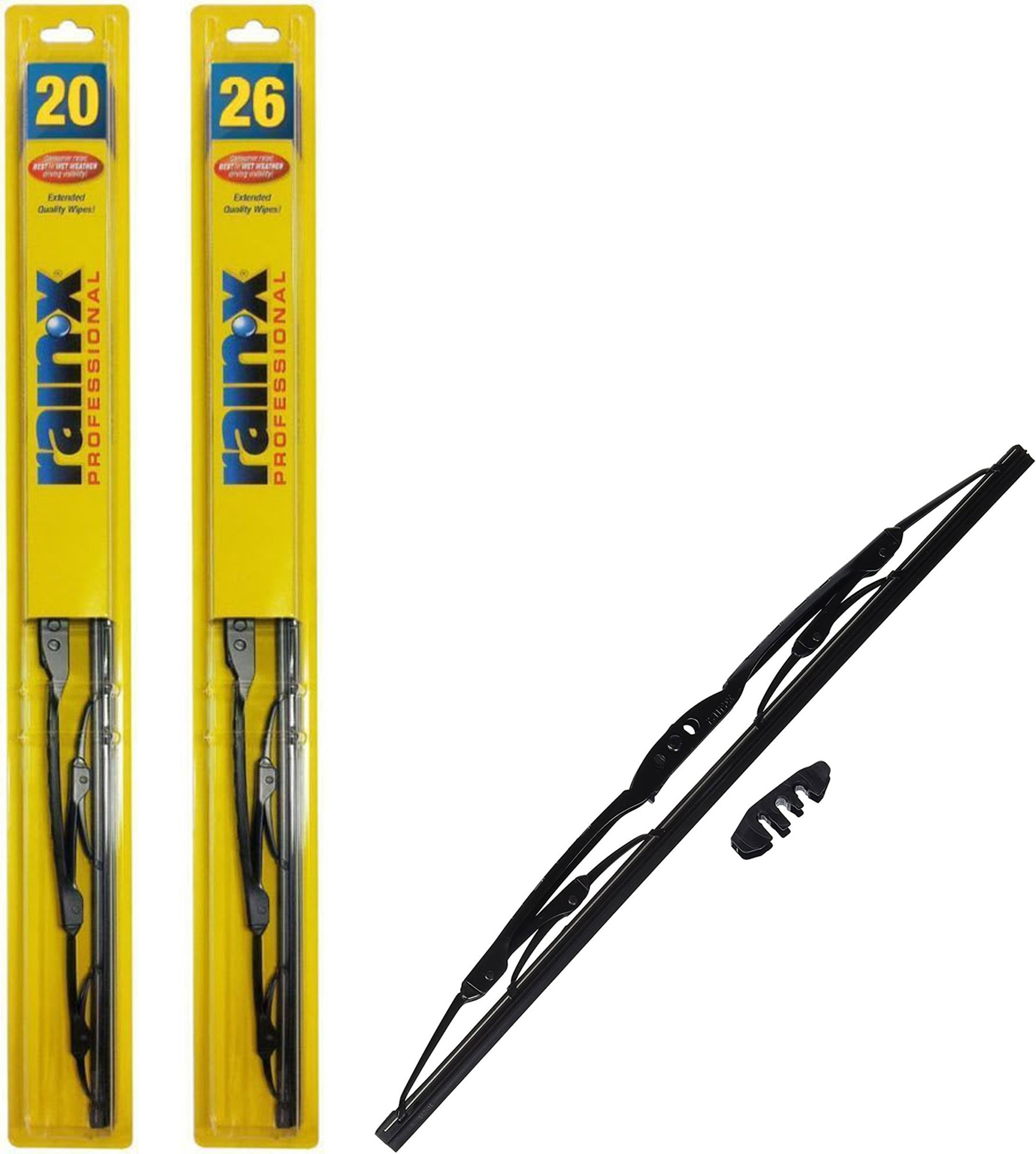 Rain-X® SET-R49RX30126-FR-H Wiper Blade, Framed 26 in., 20 in. and