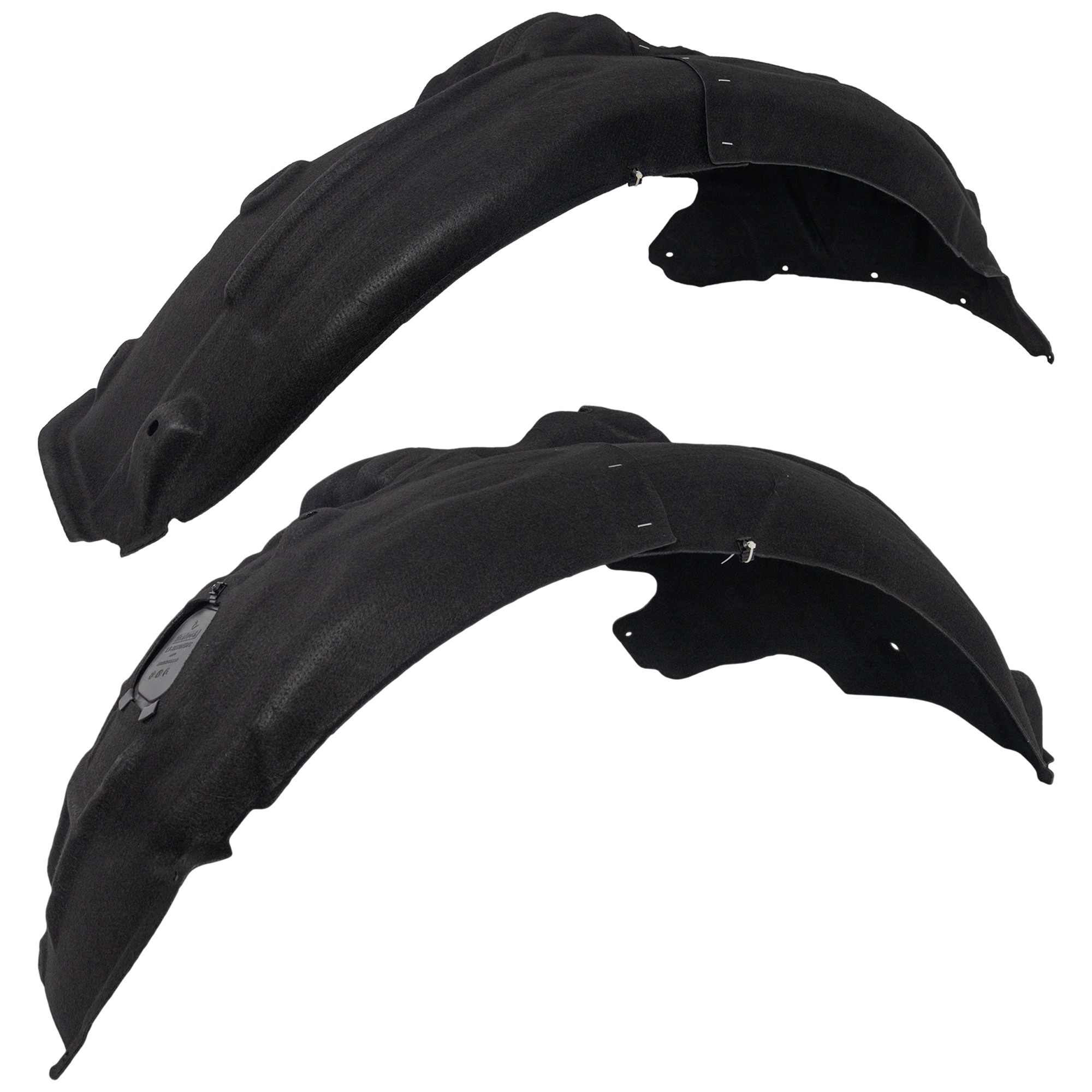 Replacement® 2012-2017 Audi A6 - Front, Driver and Passenger Side, Rear Section Fender Liners SET-RA22210073