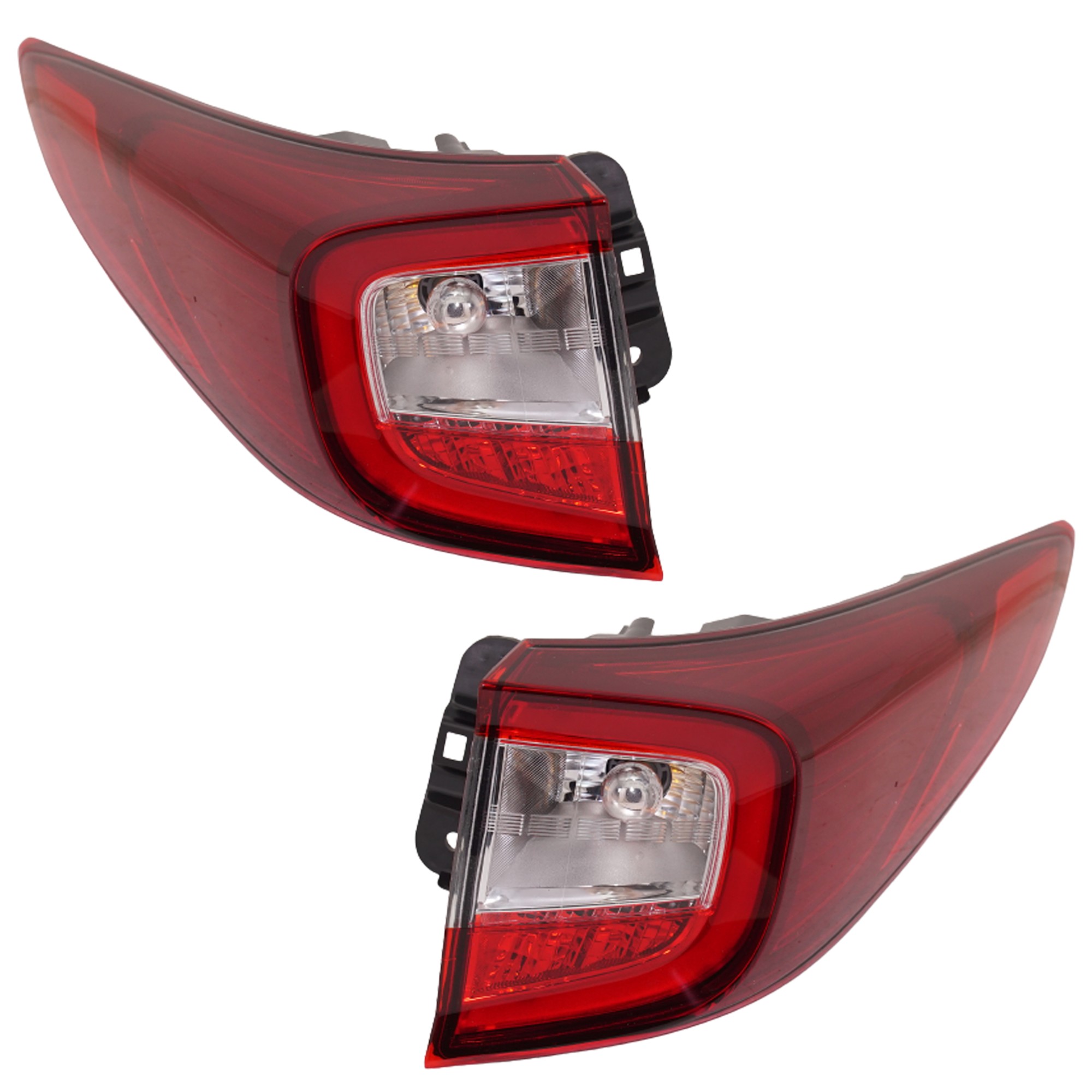 Replacement® Driver and Passenger Side, Outer Halogen/LED