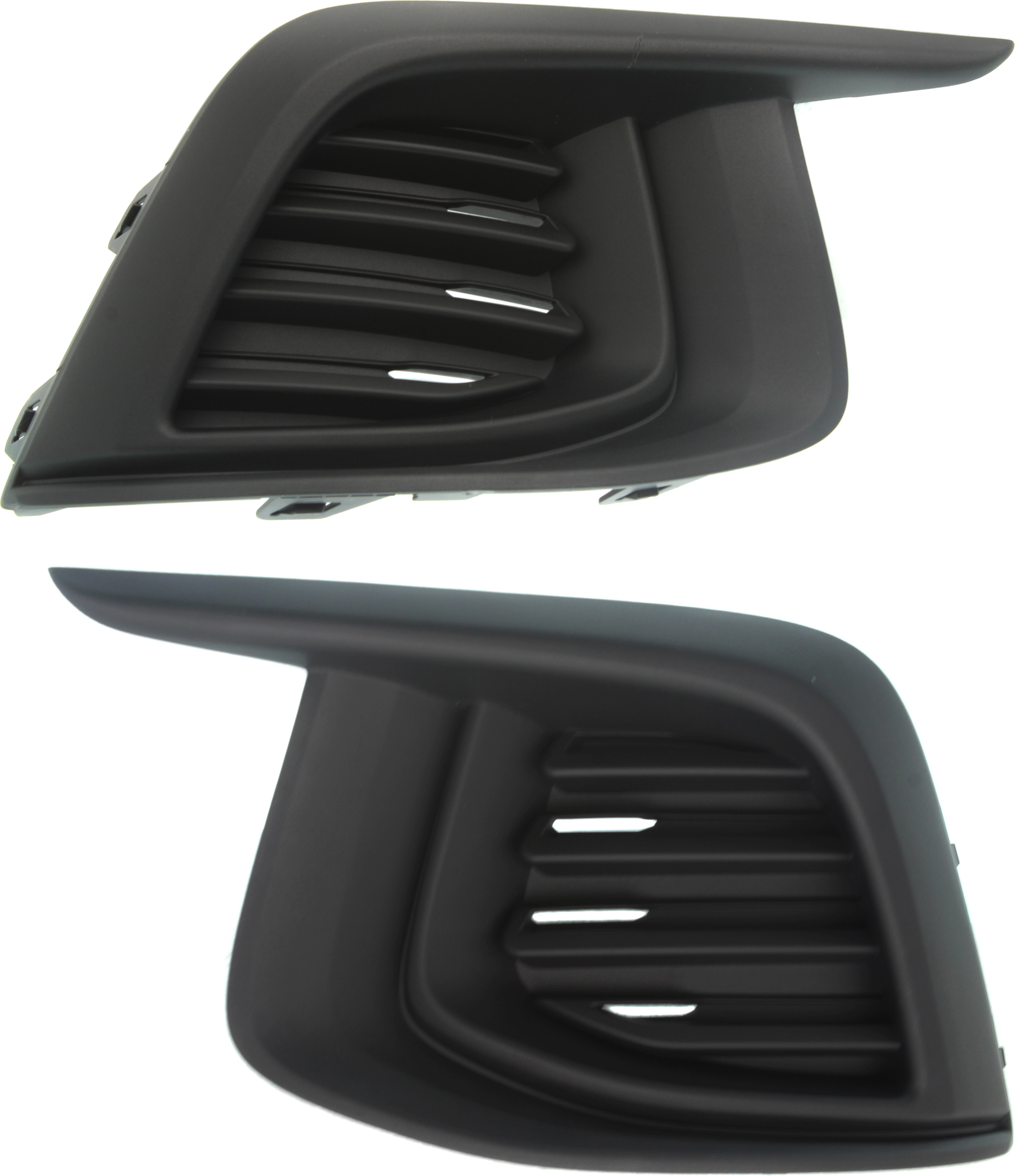 Replacement Fog Light Cover Black, Front, Driver & Passenger Side, 1-year unlimited-mileage warranty SET-RC10860005