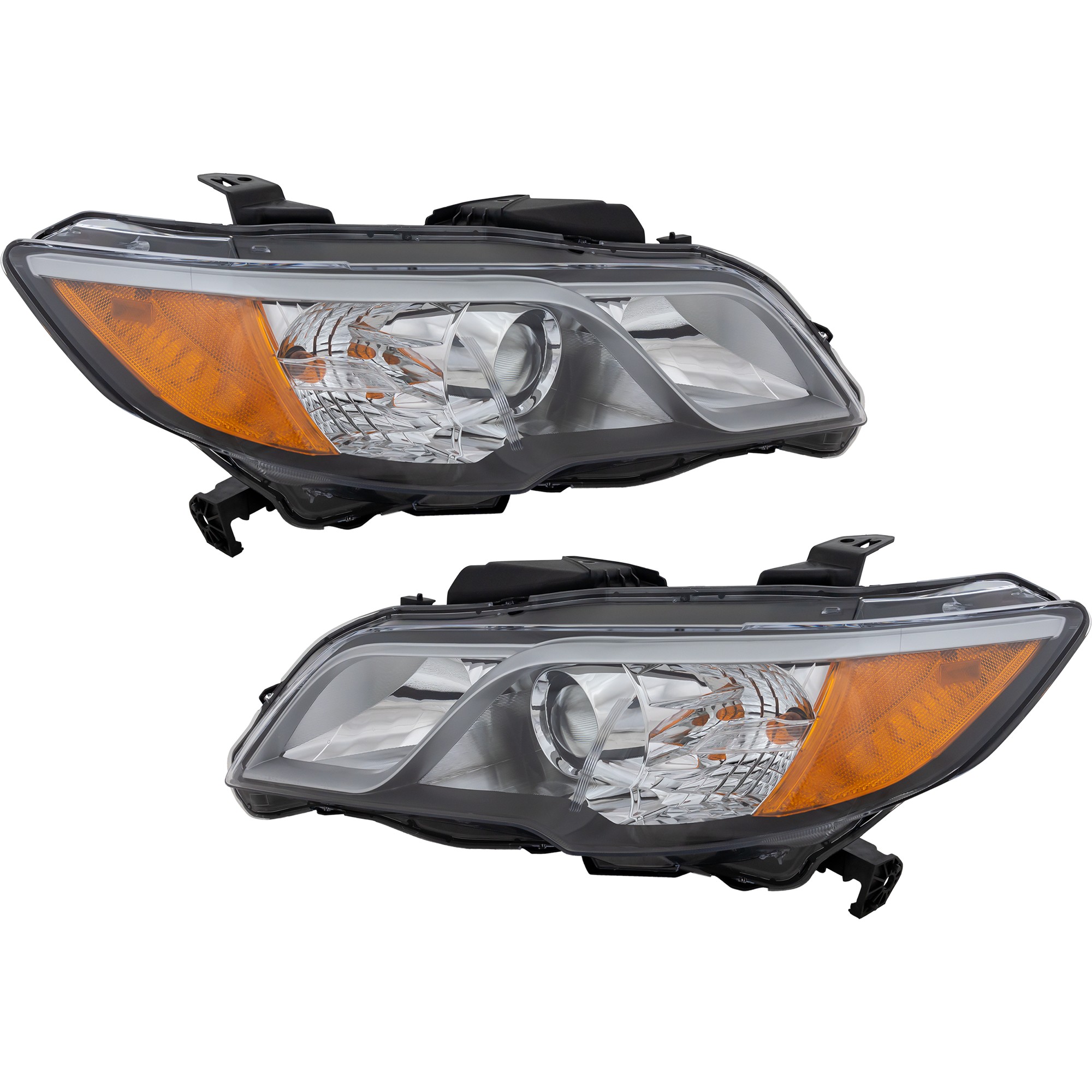 Replacement® 2013-2015 Acura RDX - Driver and Passenger Side Halogen Headlight, With bulb(s), OE Replacement SET-REPA100185