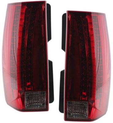 Replacement® Driver and Passenger Side LED Tail Light, With