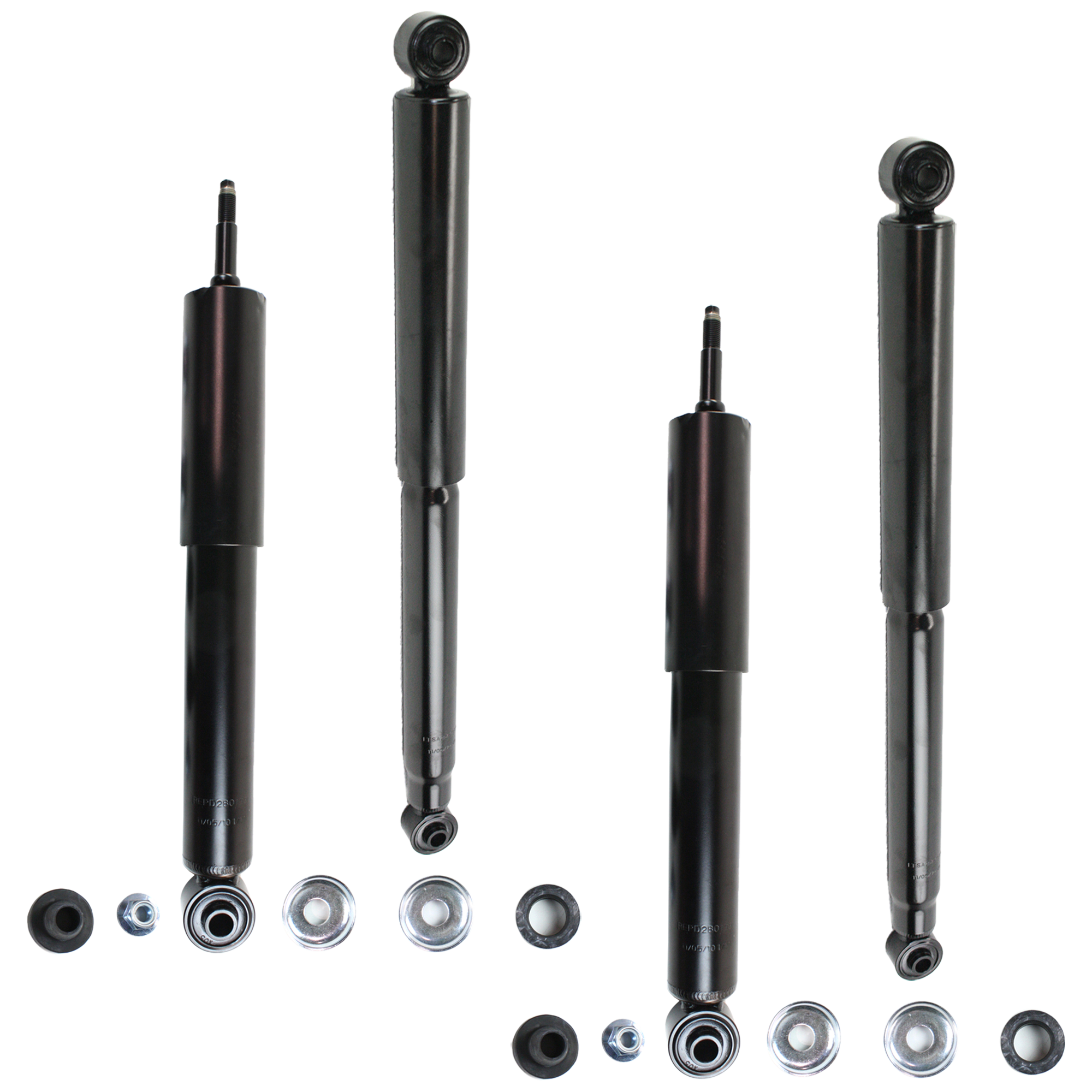 TrueDrive Shock Absorber & Strut Assembly Shock, Front Rear, Driver Passenger Side, SET-REPD280103-4
