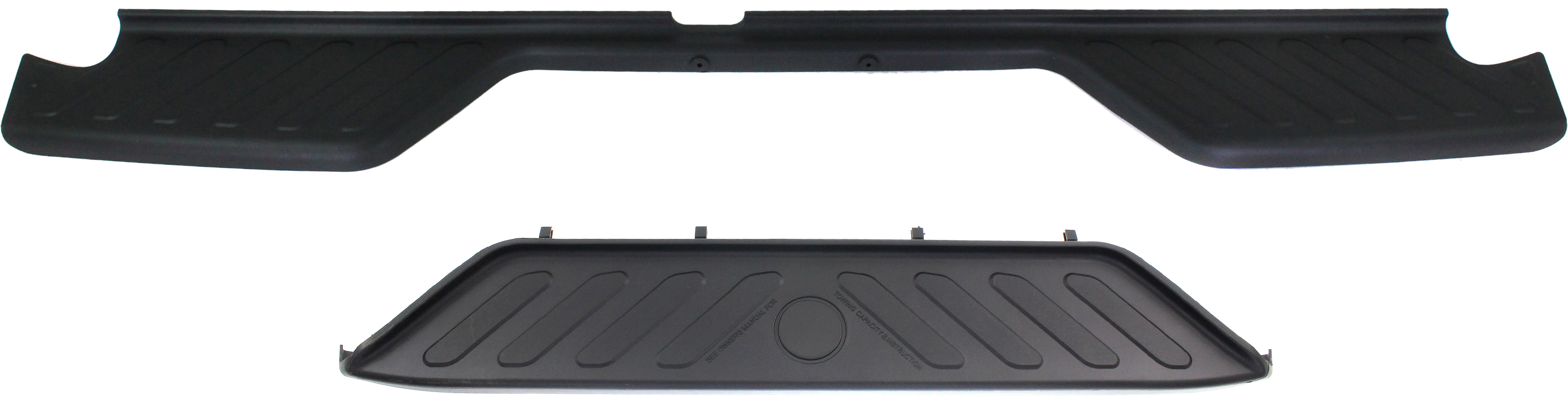 Evan-Fischer Rear Bumper Step Pad For Nissan Frontier – Black Upper Pad Replaces OE 85064EA600 - View #8