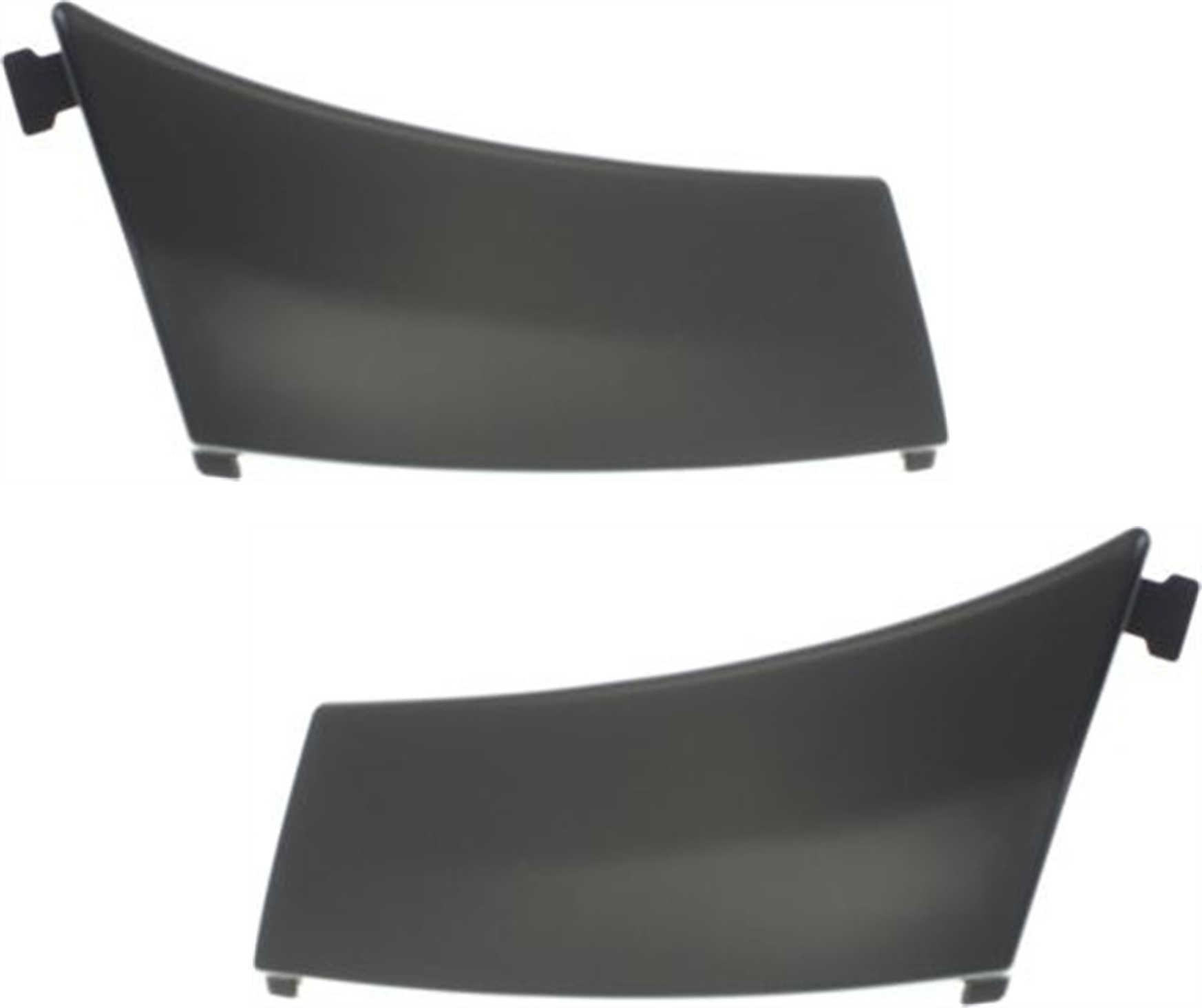 Replacement® Rear, Driver and Passenger Side Bumper End, Primed Plastic SET-REPT761111