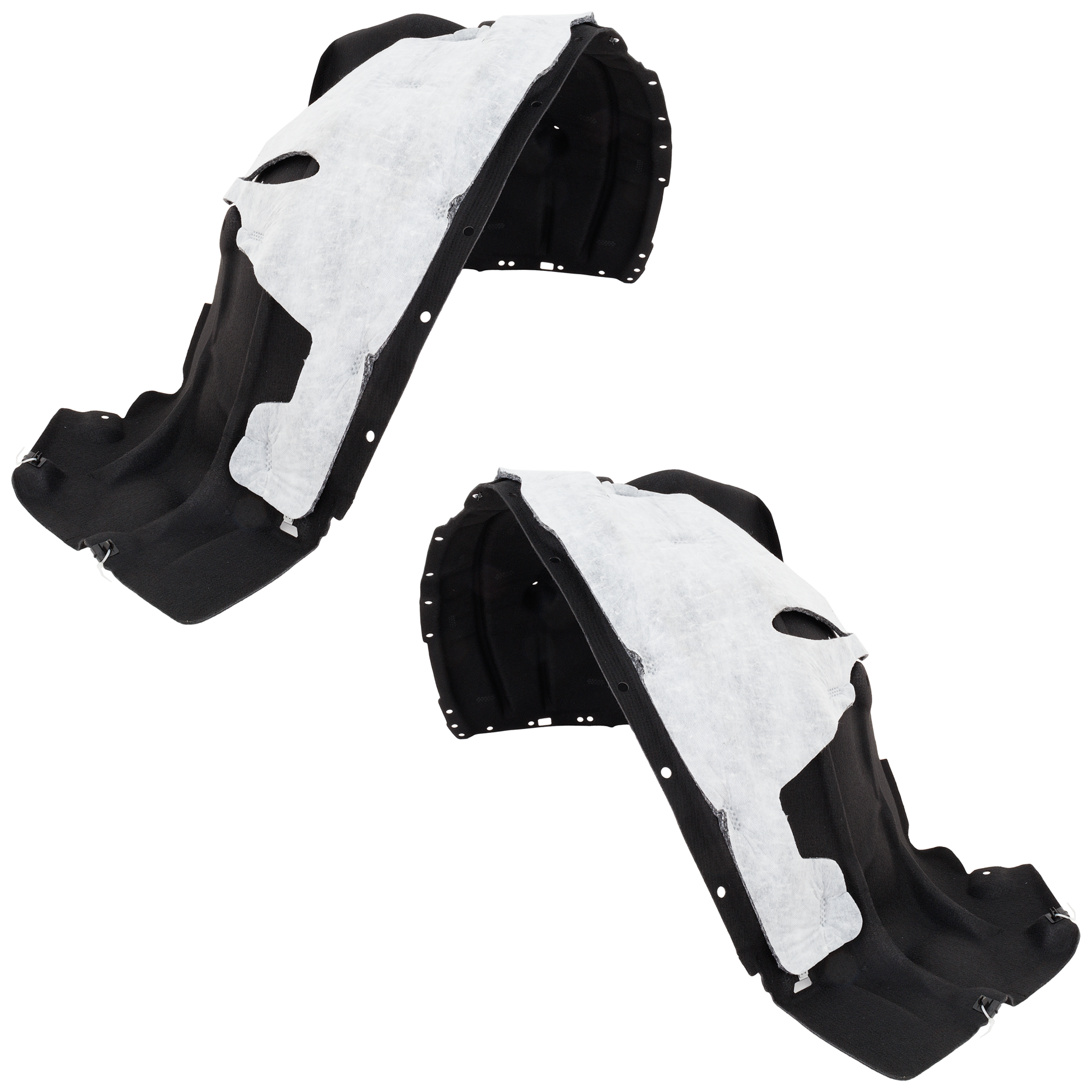 Replacement Fender Liner, Front, Driver & Passenger Side, 1-year unlimited-mileage warranty SET-RF22210089Q