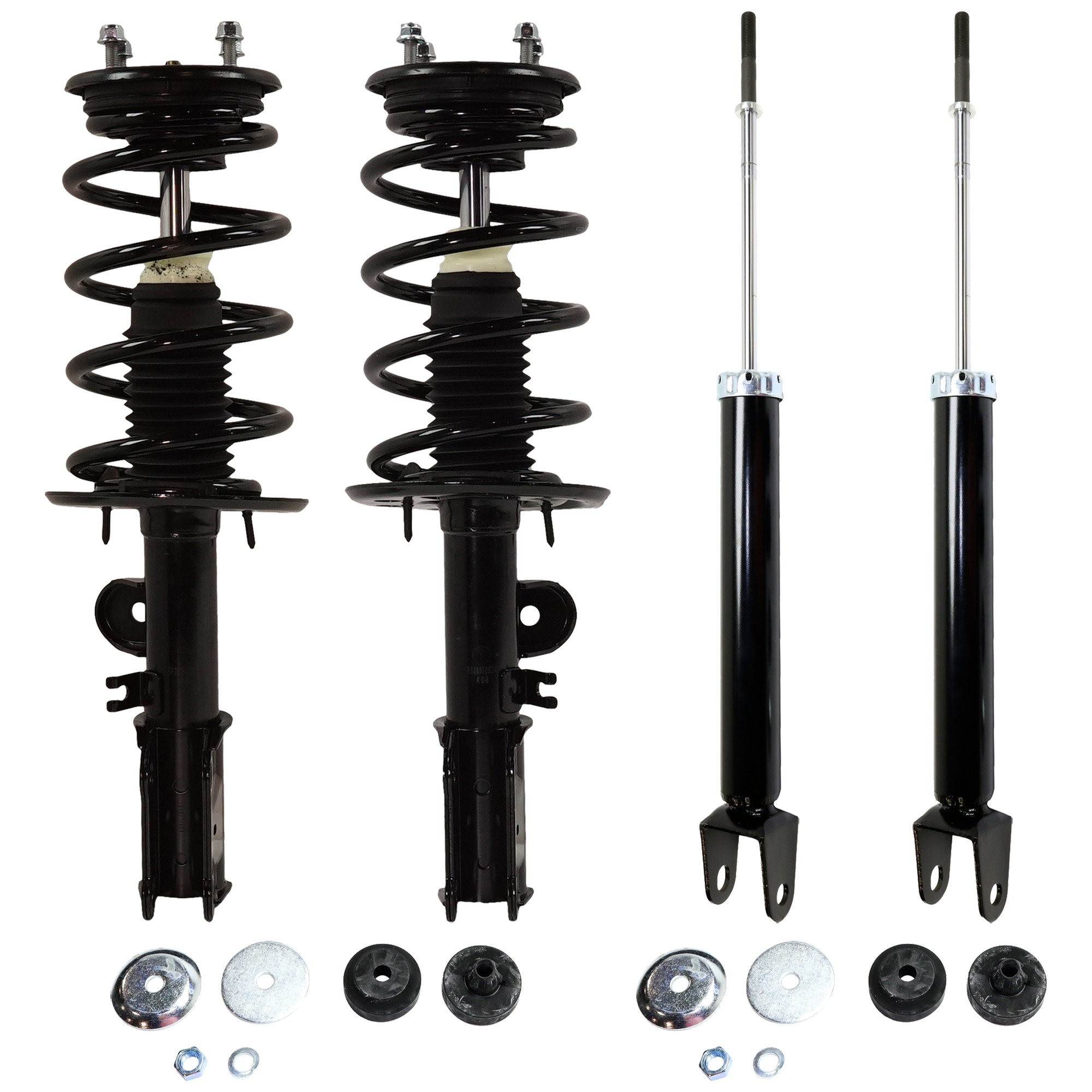 TrueDrive® 2015 Ford Taurus - Front and Rear, Driver and Passenger Side Shock and Fully Loaded Strut SET-RF28050023-4