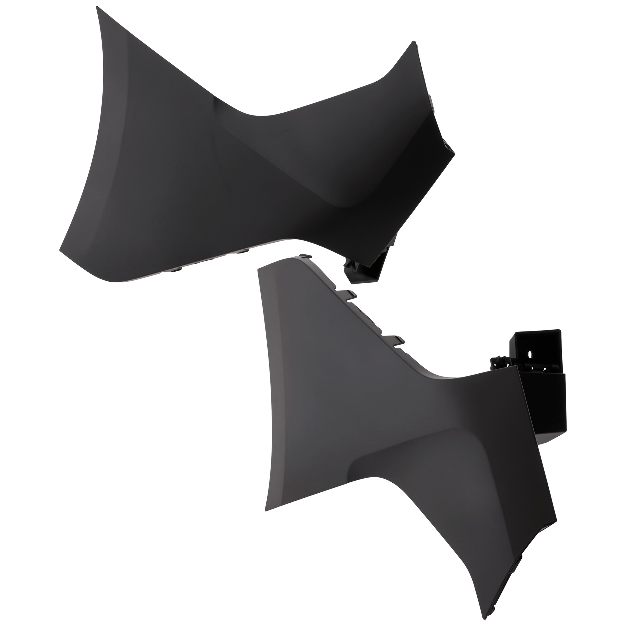 Replacement® Rear, Driver and Passenger Side Bumper End, Textured