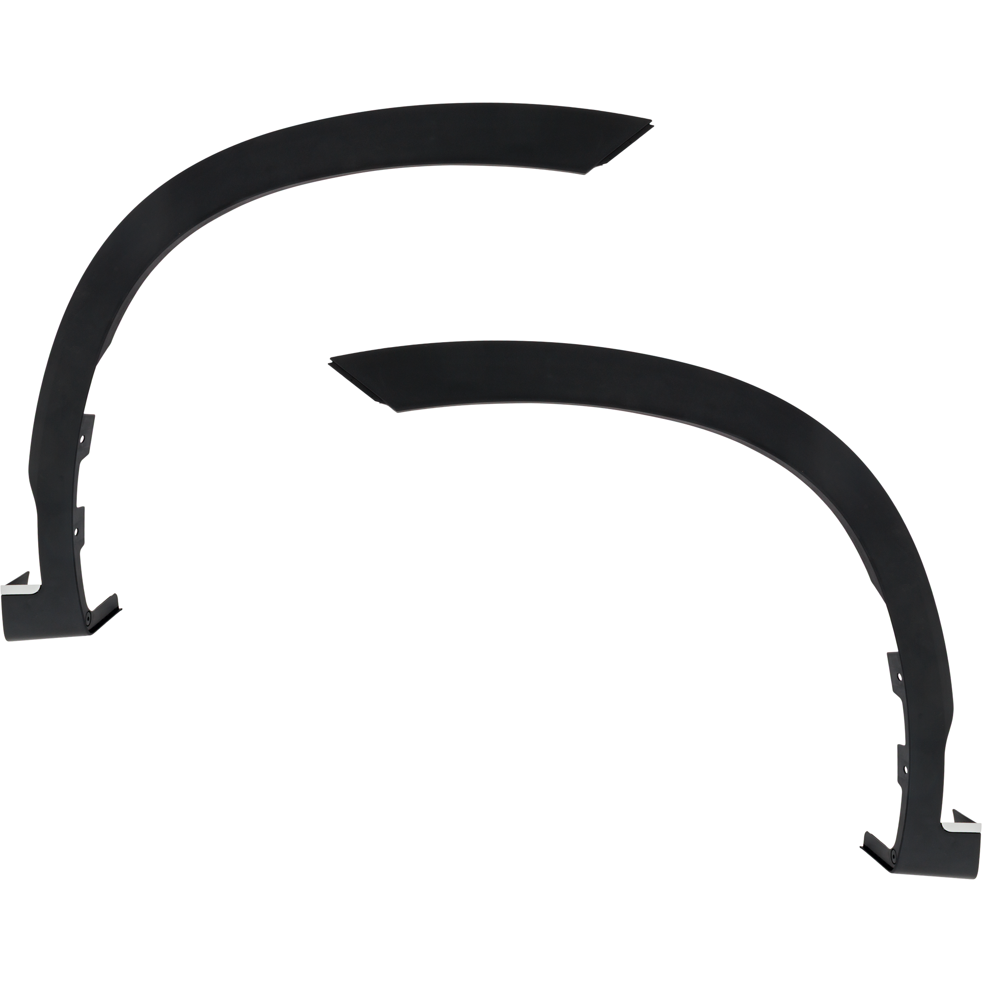 JC Whitney Fender Flares Plastic Textured Black, Front, Driver & Passenger Side, 1-year unlimited-mileage warranty SET-RH22130045