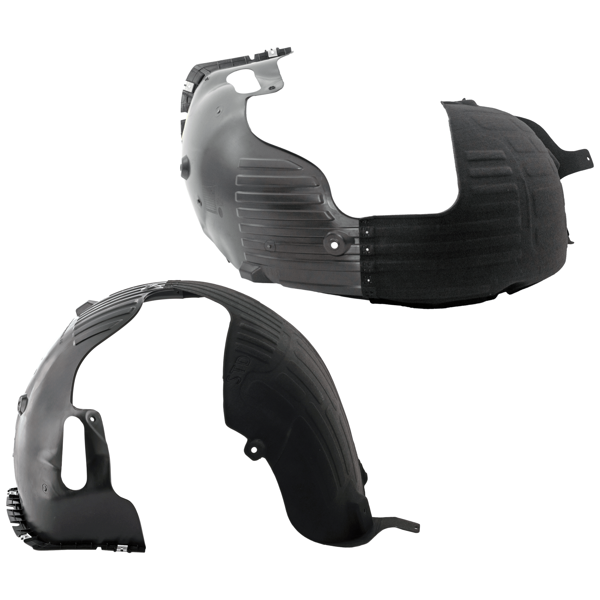 Replacement Fender Liner, Front, Driver & Passenger Side, 1-year unlimited-mileage warranty SET-RH22210069Q-A