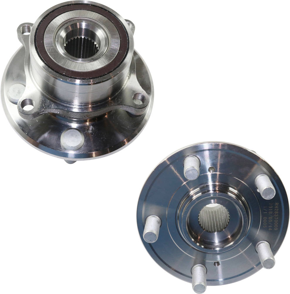 TrueDrive® 2007-2013 Acura MDX - Front, Driver and Passenger Side Wheel Hub, 5 Lugs, With Bearing SET-RH28370009-2