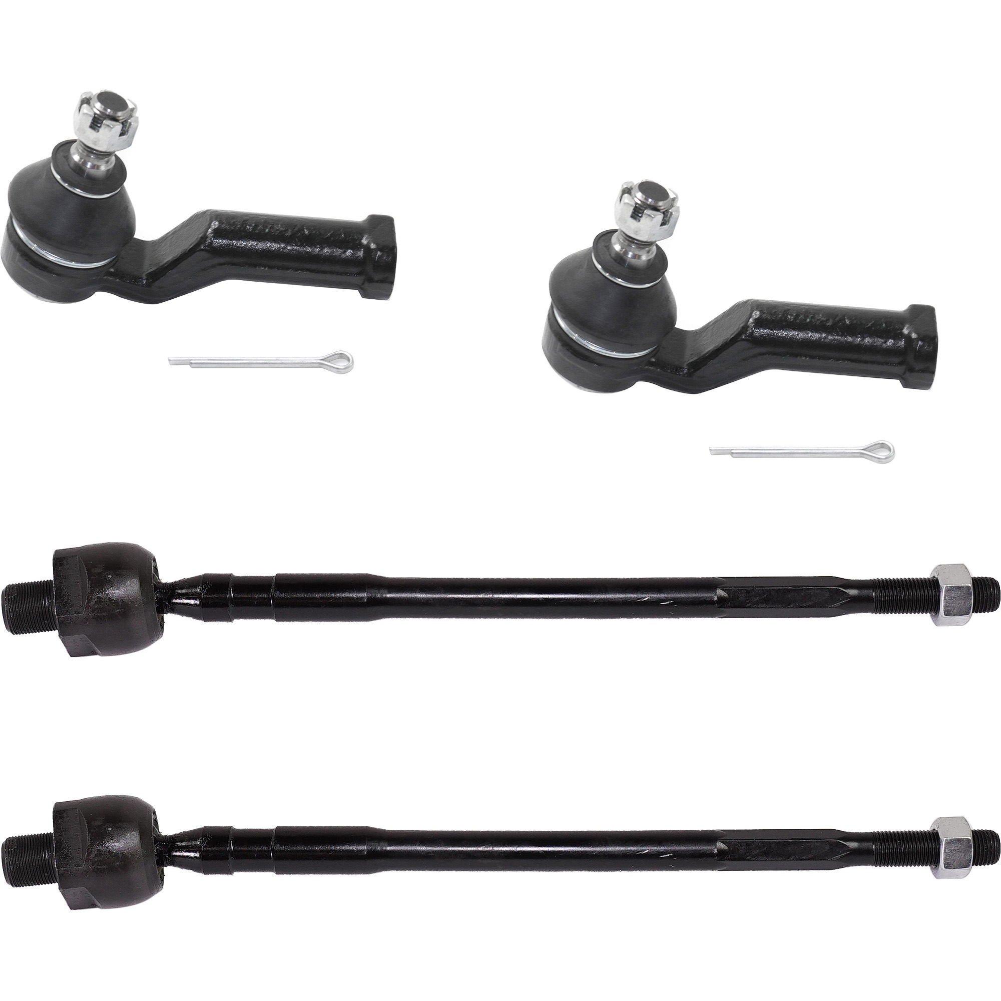 TrueDrive Tie Rod End, Front, Driver & Passenger Side, Inner Outer, 1-year unlimited-mileage warranty SET-RM28210068-4