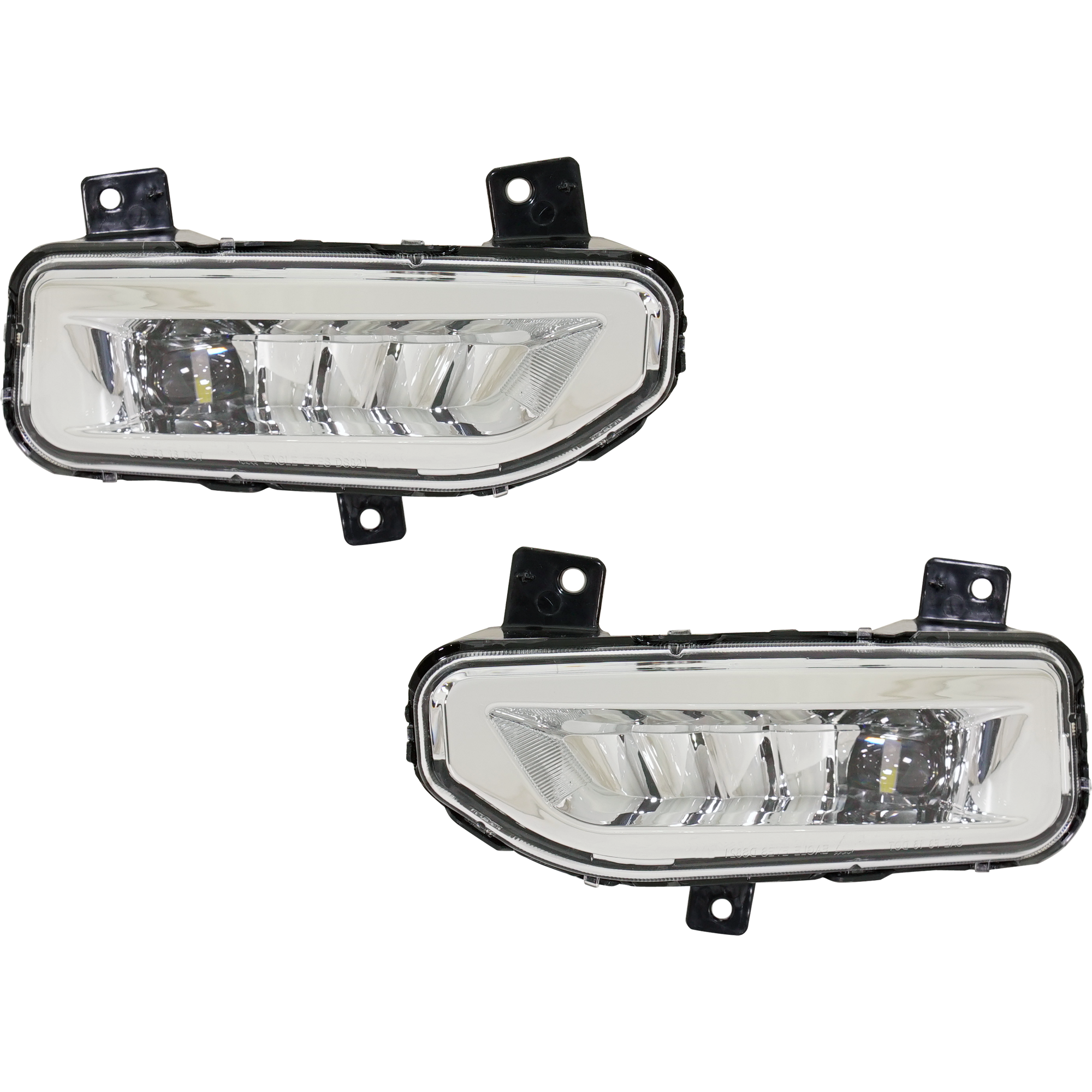 Replacement Fog Light OE Comparable Finish, Front, Driver & Passenger Side, 1-year unlimited-mileage warranty SET-RN10750011