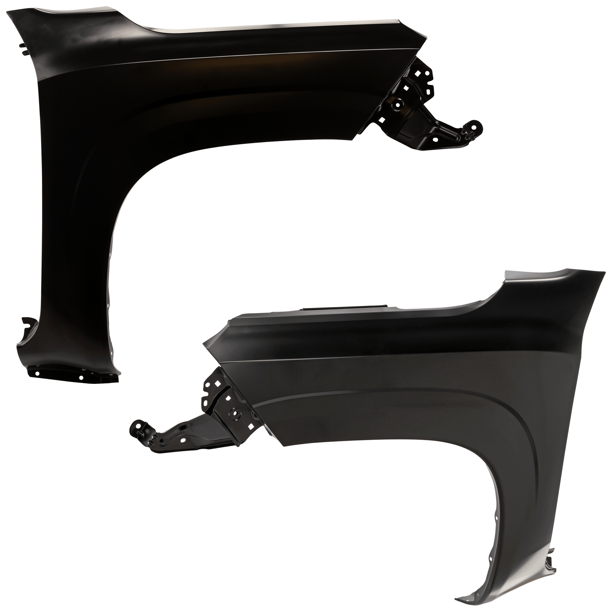 Replacement Fender Steel Primed, Front, Driver & Passenger Side, 1-year unlimited-mileage warranty SET-RN22010049