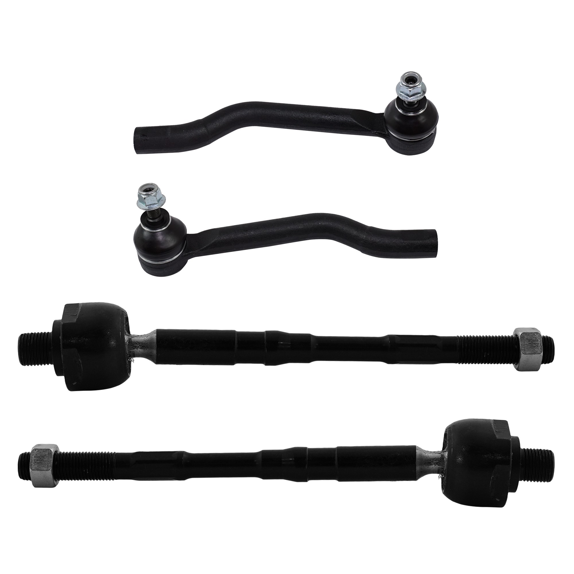 TrueDrive® 2021 Nissan Rogue Sport S - Front, Driver and Passenger Side, Inner and Outer Tie Rod End SET-RN28210042-4