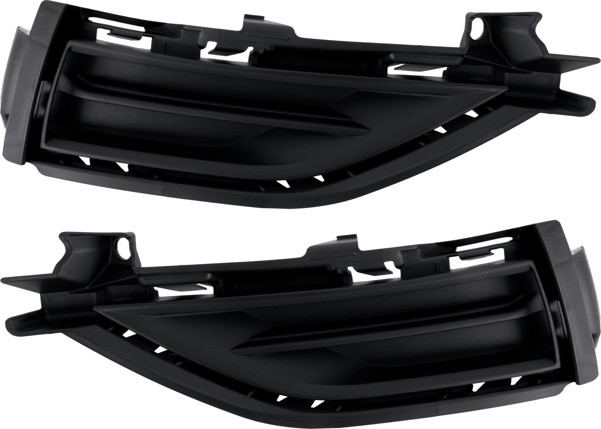 Replacement Fog Light Cover Textured Black, Front, Driver & Passenger Side, 1-year unlimited-mileage warranty SET-RV10770003