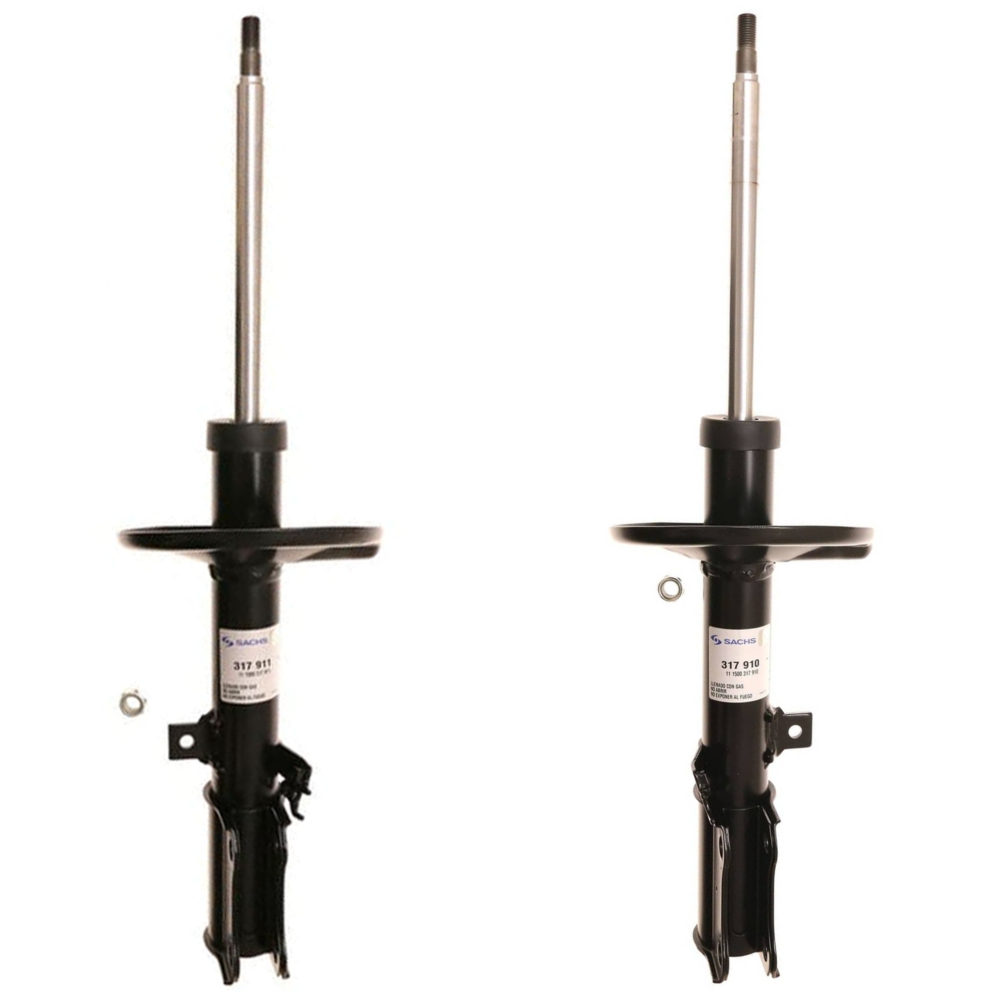 バヴサーガラ　sec Sachs® SET-SAH317910 Rear, Driver and Passenger Side Bare Strut