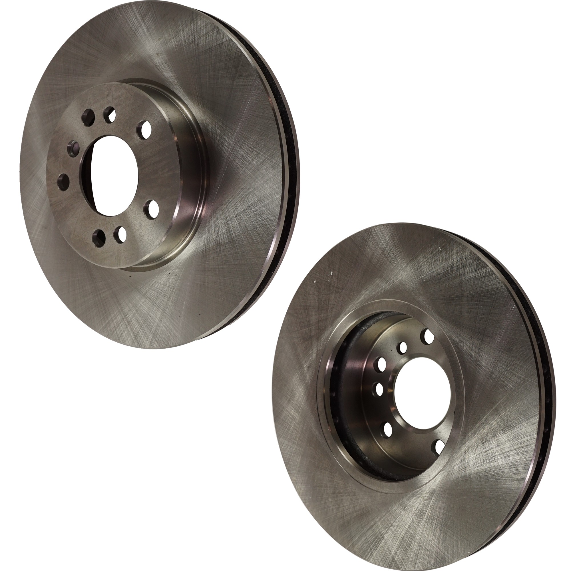 SureStop® Front Brake Disc, Natural Finish, Plain Surface, Vented