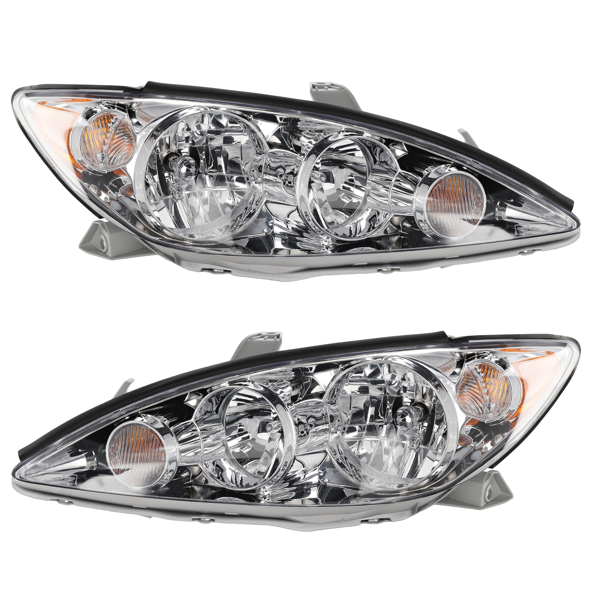 Replacement® 2006 Toyota Camry - Driver and Passenger Side Halogen Headlight, With bulb(s), USA Built Vehicle, OE Replacement SET-T100123