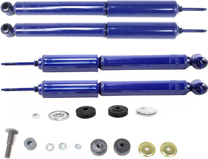 Monroe® 2001 Ford Crown Victoria - Front and Rear, Driver and Passenger Side Shock, Sedan, RWD, Without Touring Suspension, Monro-Matic Plus Series