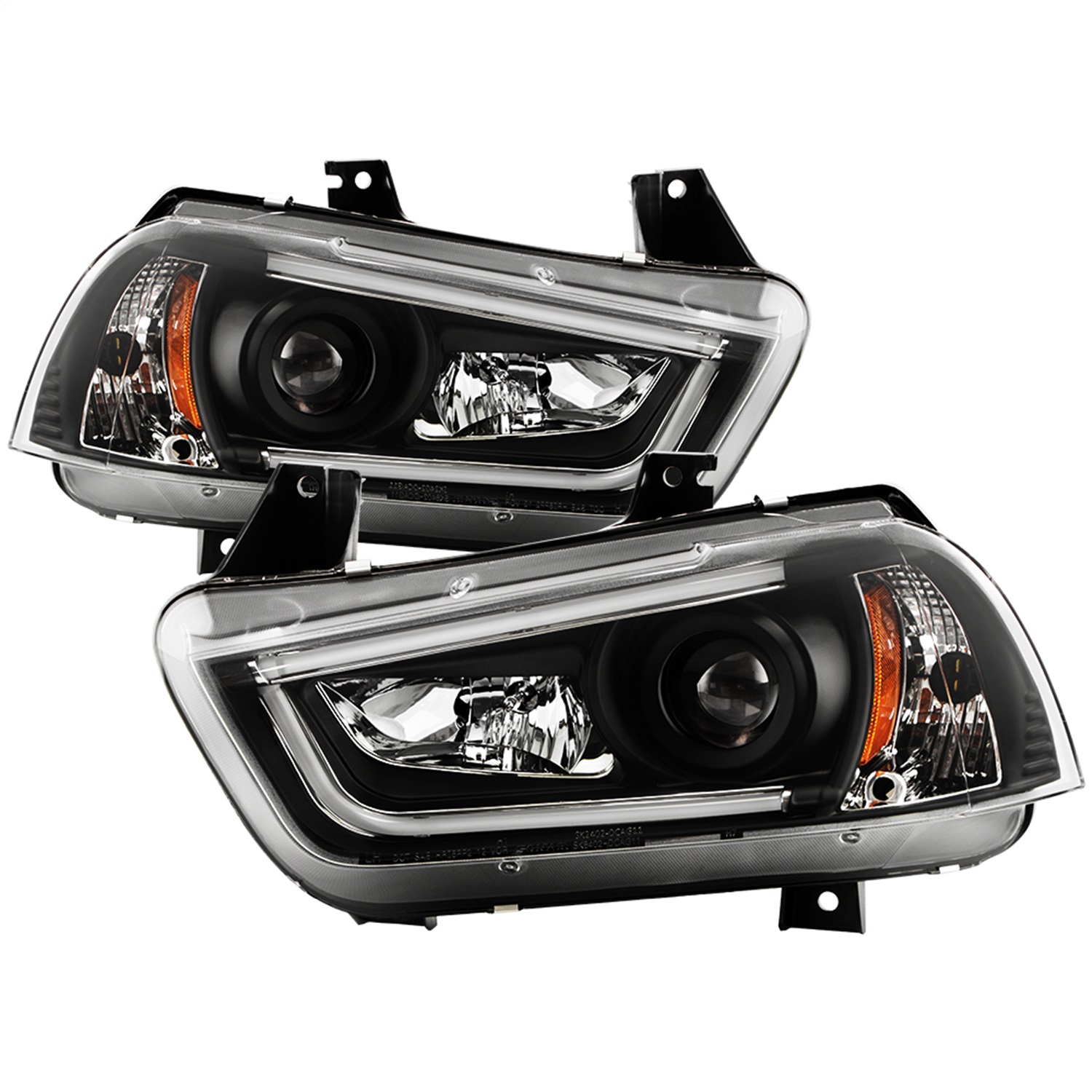 Spyder® 5088499 Driver and Passenger Side Halogen/LED Platinum 