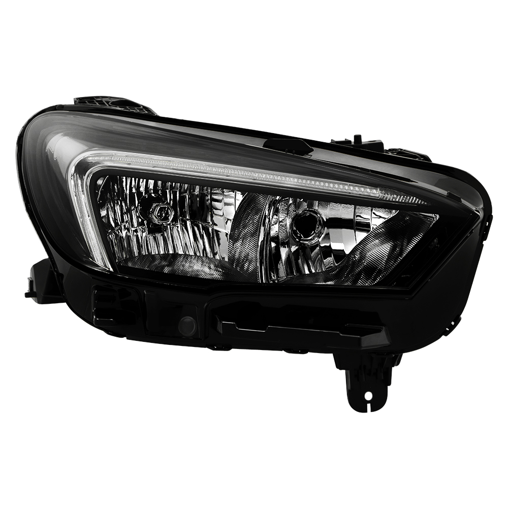Spyder Headlight Clear Lens, Chrome Interior, Passenger Side, 1-year limited warranty 9954689