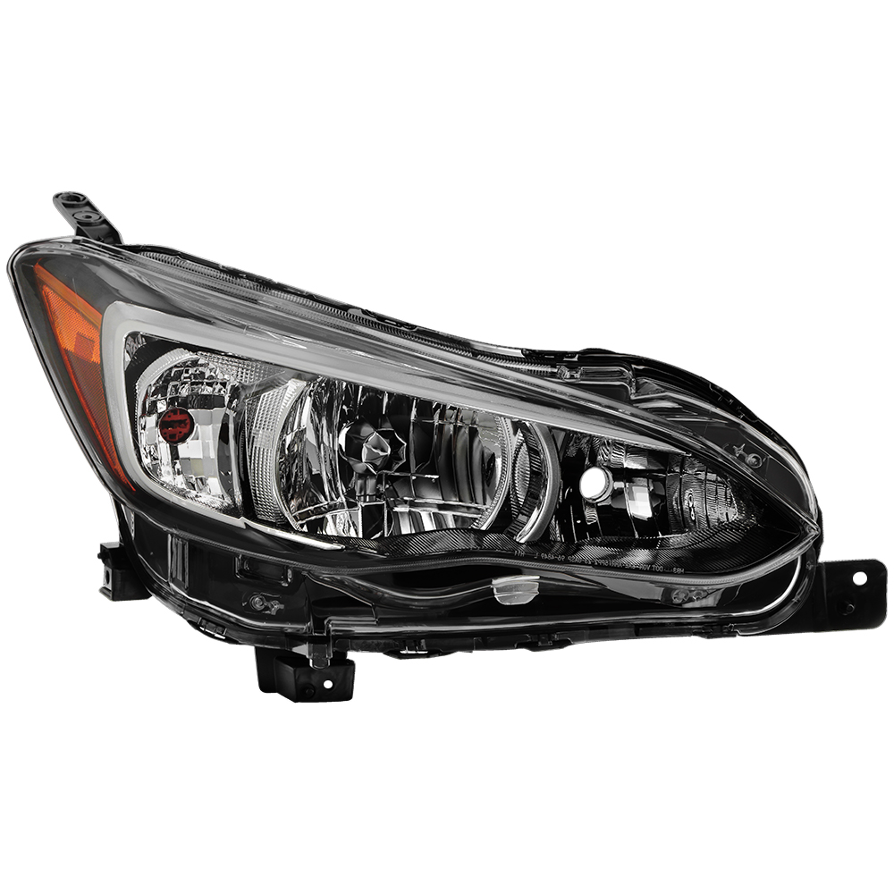 Spyder® 9956850 Passenger Side Halogen Headlight, With bulb(s