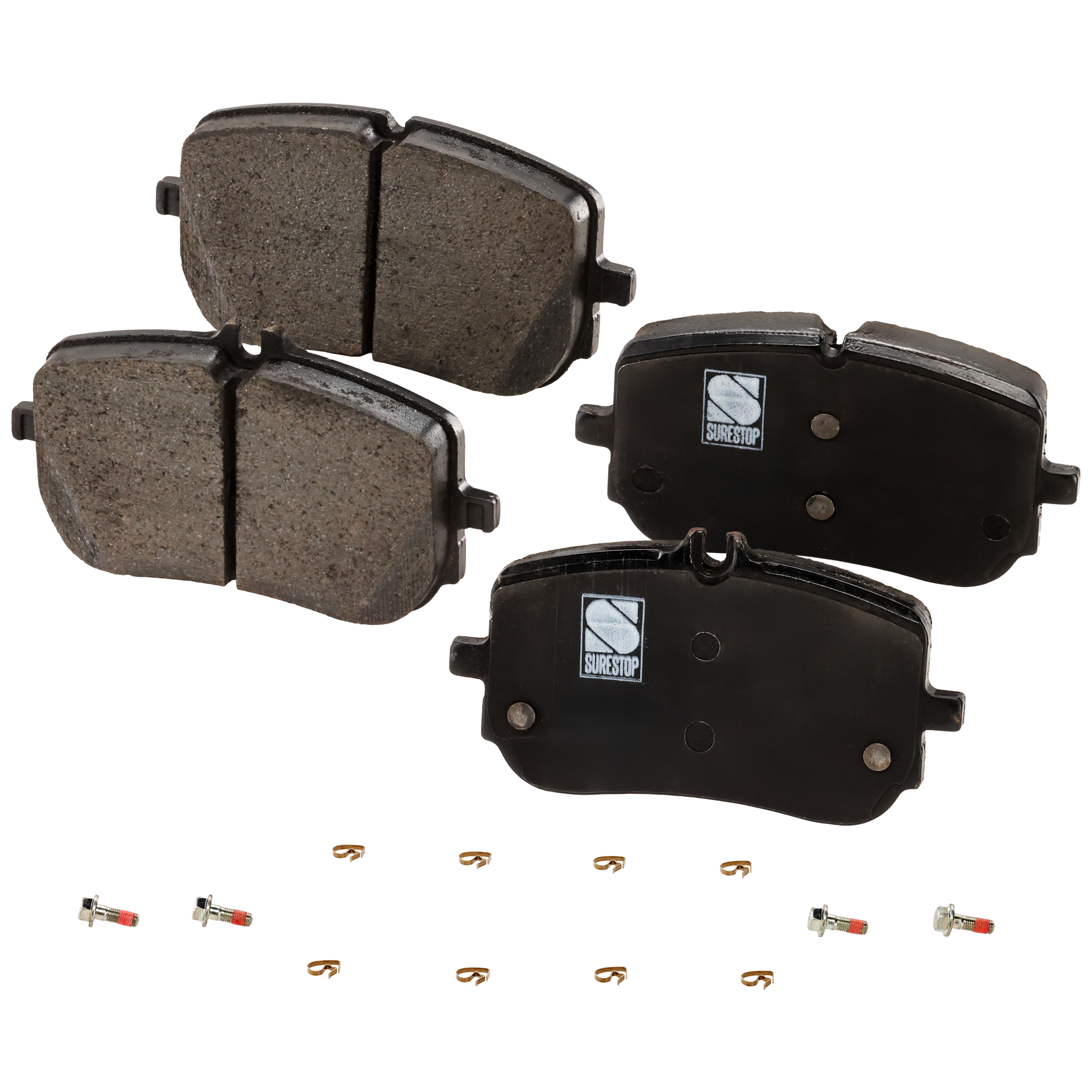 SureStop Brake Pad Set, Front, 3-year or 36,000-mile limited warranty SSCP2206