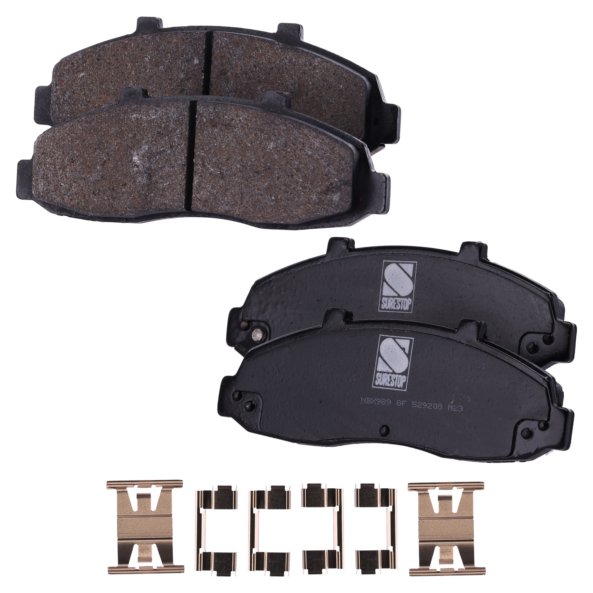 SureStop® Front and Rear Brake Pad Set, Semi-Metallic, Pro-Line