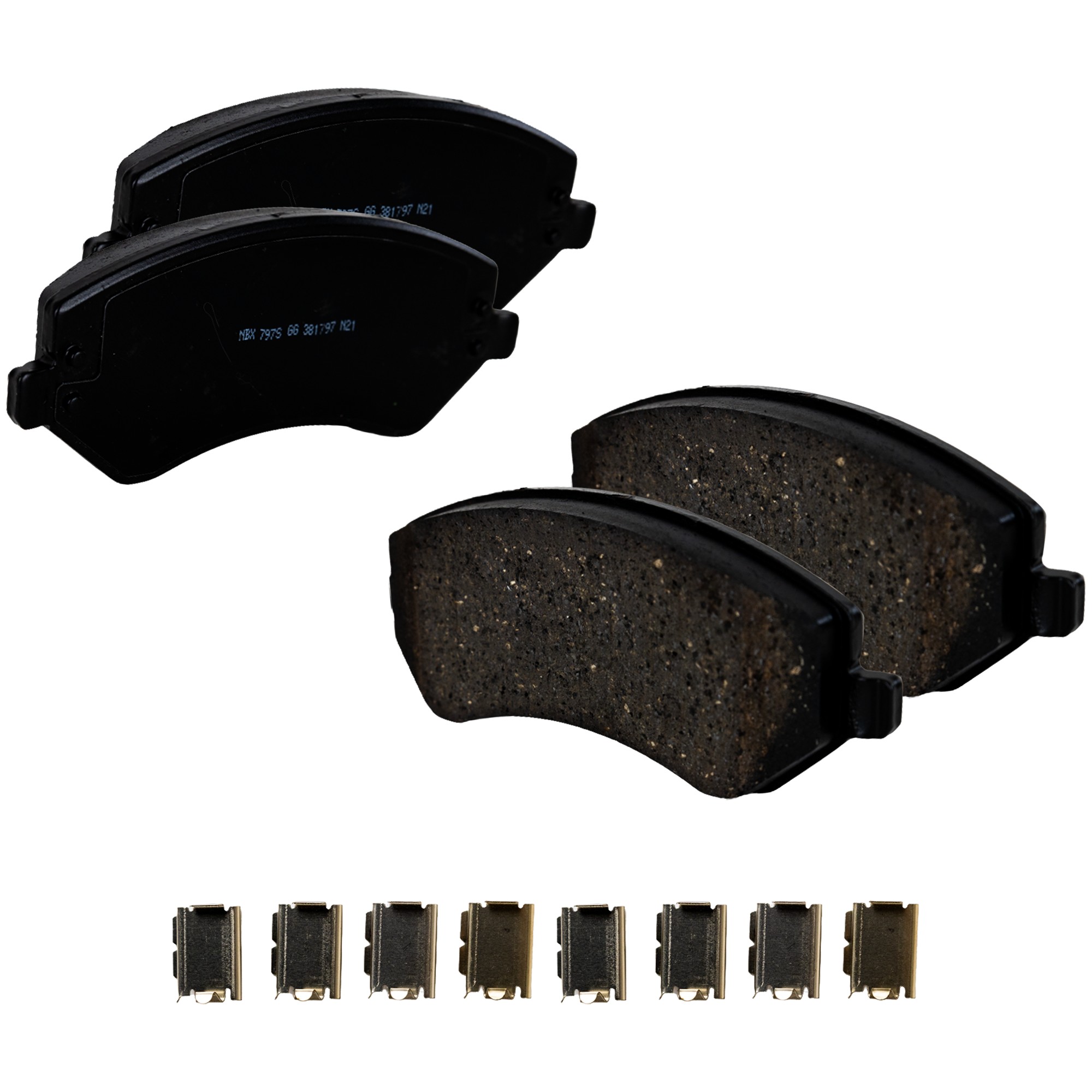 SureStop® Front Brake Pad Set, Includes Shims and Hardware SSCP965