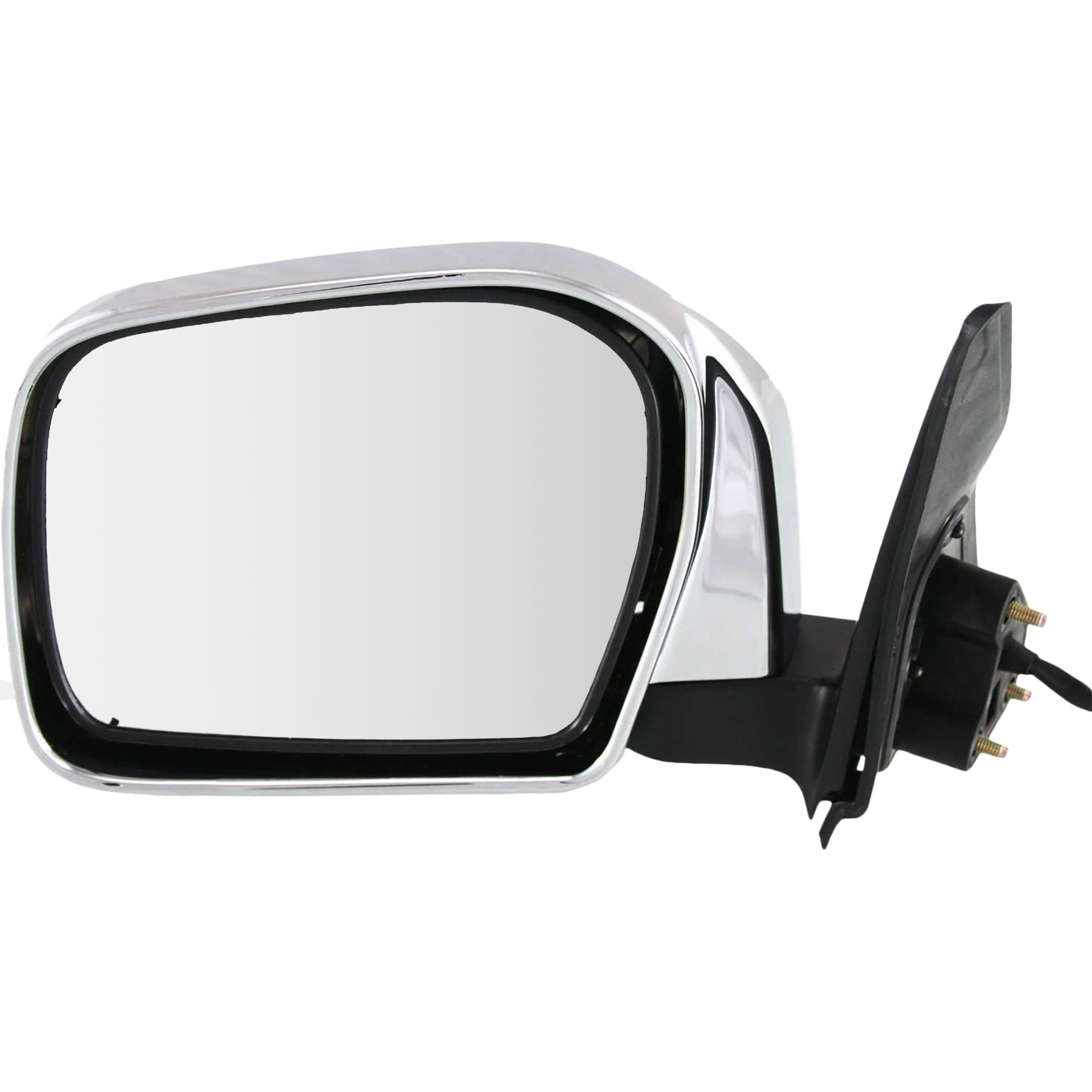 Kool Vue® 2002 Toyota Tacoma - Driver Side Mirror, Four Wheel Drive, Power, Non-Heated, Chrome, Manual Folding, No Signal Light, No Blind Spot Feature, No Memory, No Puddle Light, No Auto-Dimming TY36EL