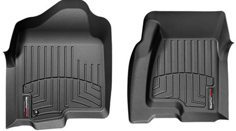 Weathertech® 2004 Chevrolet Avalanche 1500 - DigitalFit Series Black Floor Mats, Front Row