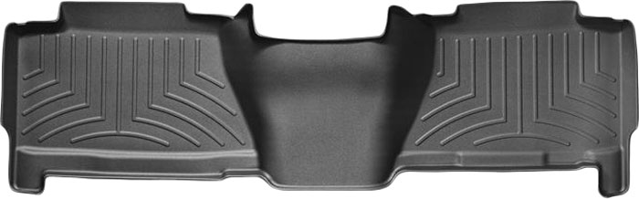 Weathertech® 2004 Chevrolet Avalanche 1500 - DigitalFit Series Black Floor Mats, Second Row