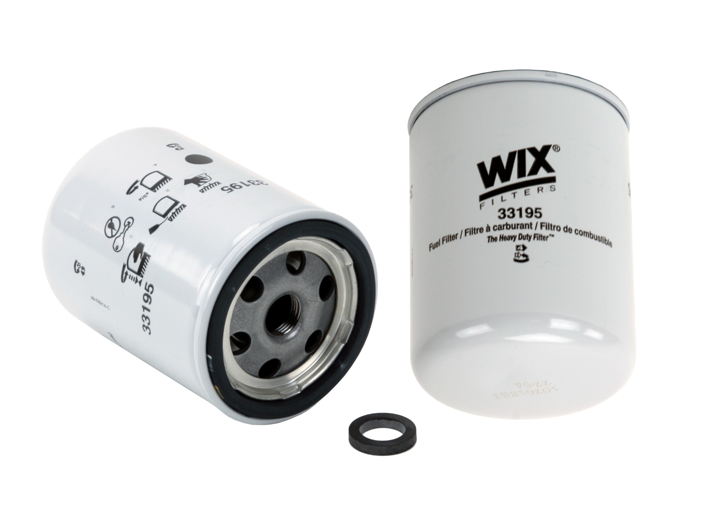 1990 Ford LN7000 Fuel Filter 33195 by WIX®