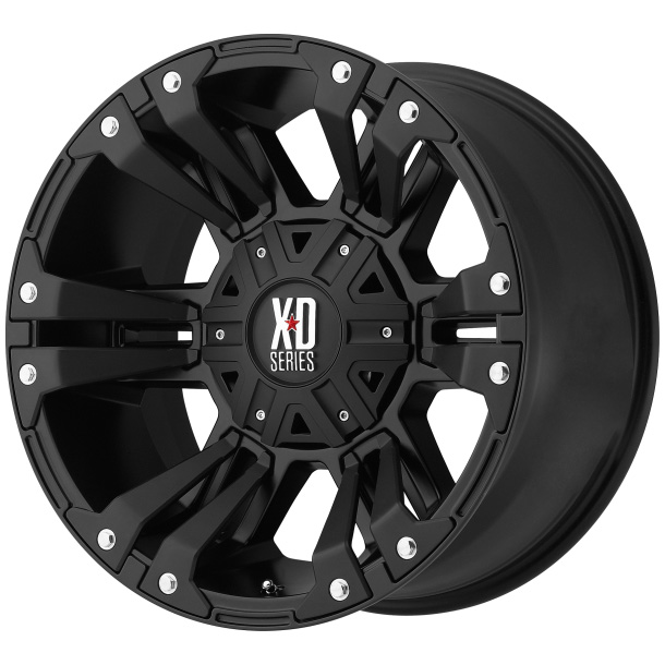 XD® XD82279086712N Aluminum Matte Black Wheel, 17 in. X 9 in