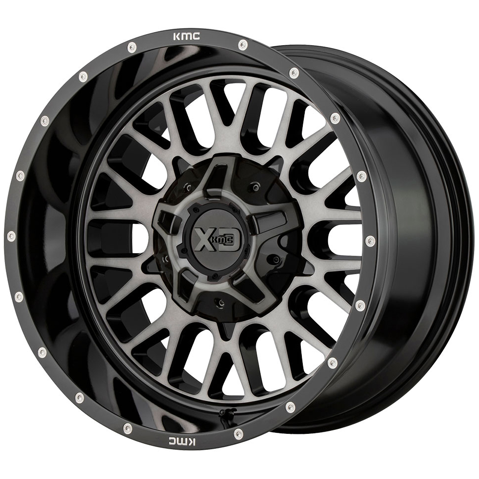 1996 Chevrolet K2500 Aluminum Gloss Black Wheel, 8 Lug, 20