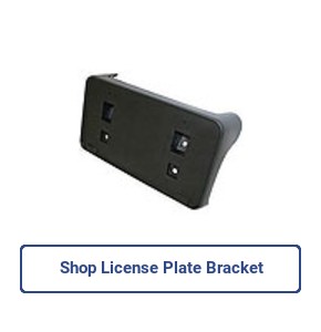 Shop License Plate Bracket