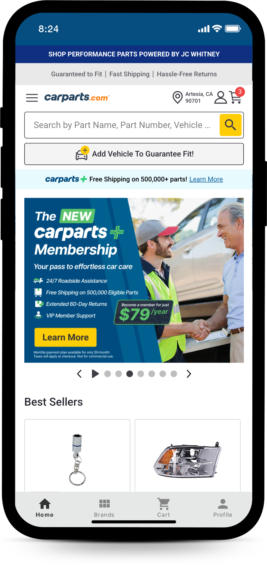 CarParts Mobile App