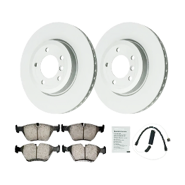 2-Wheel Set Front Brake Disc and Pad Kit, 325 mm