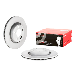 Rear Brake Disc, Plain Surface, Vented, 5 Lugs