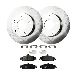 2-Wheel Set Front Brake Disc and Pad Kit