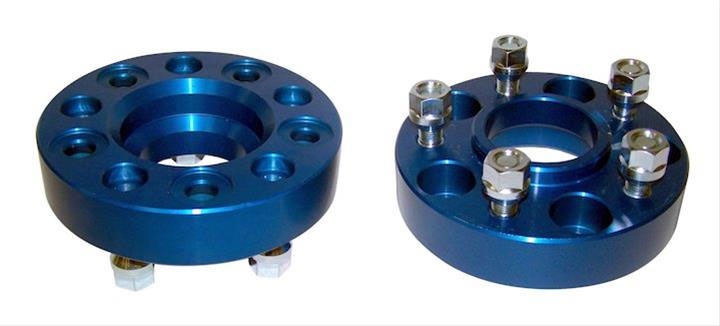 RT Off-Road® RT32003 Wheel Spacer - Anodized blue, Aluminum, Direct Fit, Set of 2