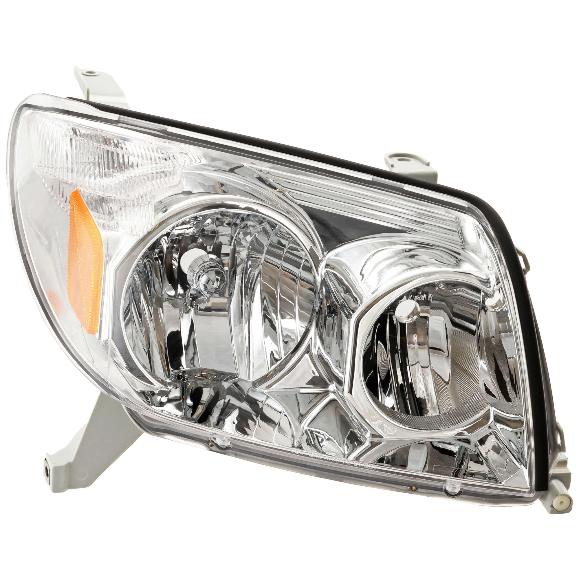 Replacement &ndash; Passenger Side Headlight, without Bulb, Halogen, Clear lens