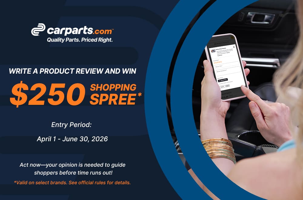 CarParts.com Product Reviews Sweepstakes