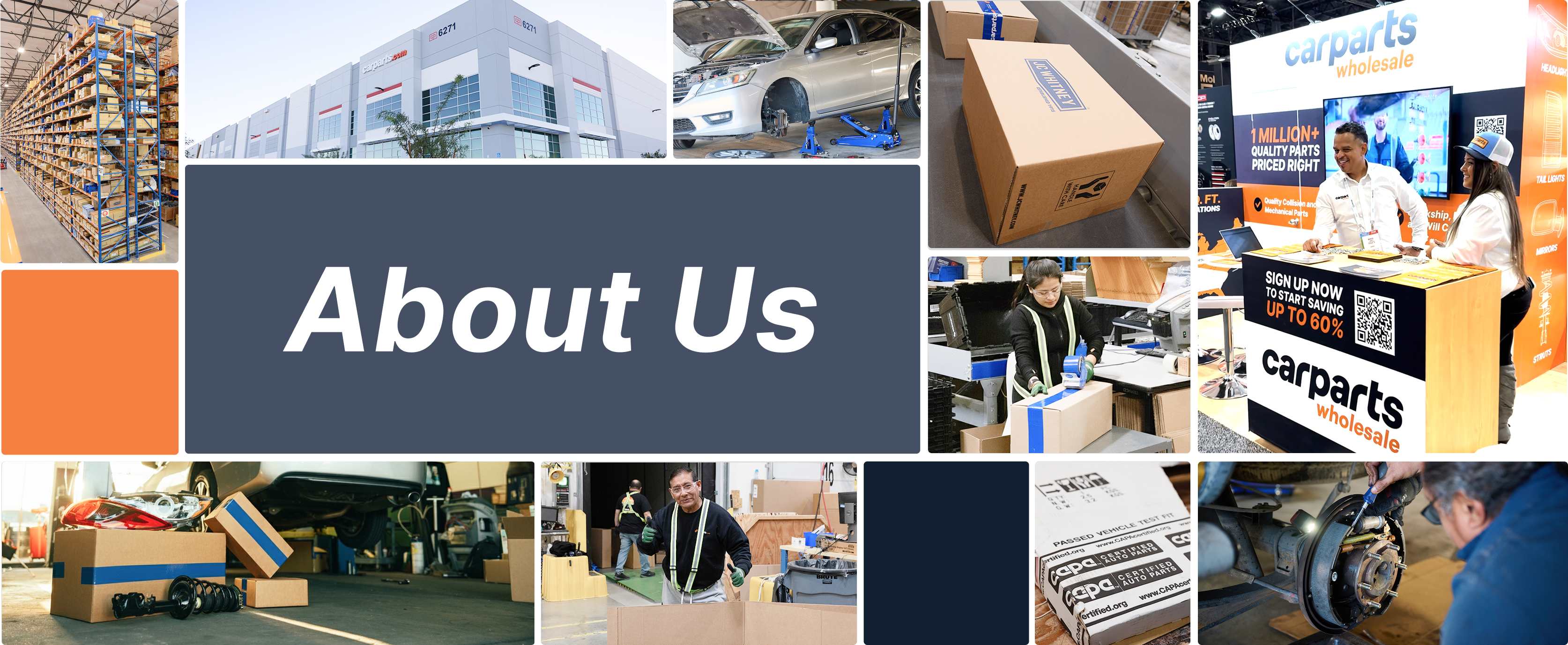 CarParts Wholesale About Banner