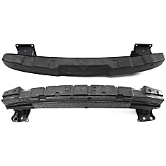 Front Bumper Grille Kit, Chrome Shell W/ Silver Insert, Includes Bumper Cover