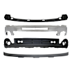 Replacement® 2013 GMC Sierra 1500 - 4-Piece Kit Front Bumper, For Models With Towing Package, Chrome, Includes (1) Bumper, (1) Bumper Bracket, and (2) Valance KIT-072924-C2191