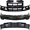 Replacement® 2000 Chevrolet S10 Base - 3-Piece Kit Front Bumper, Painted Black, includes Grille Assembly and Valance KIT-110916-60