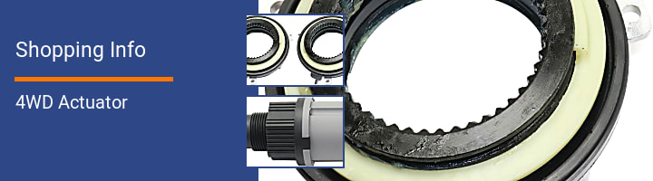 4WD Actuator Shopping Info